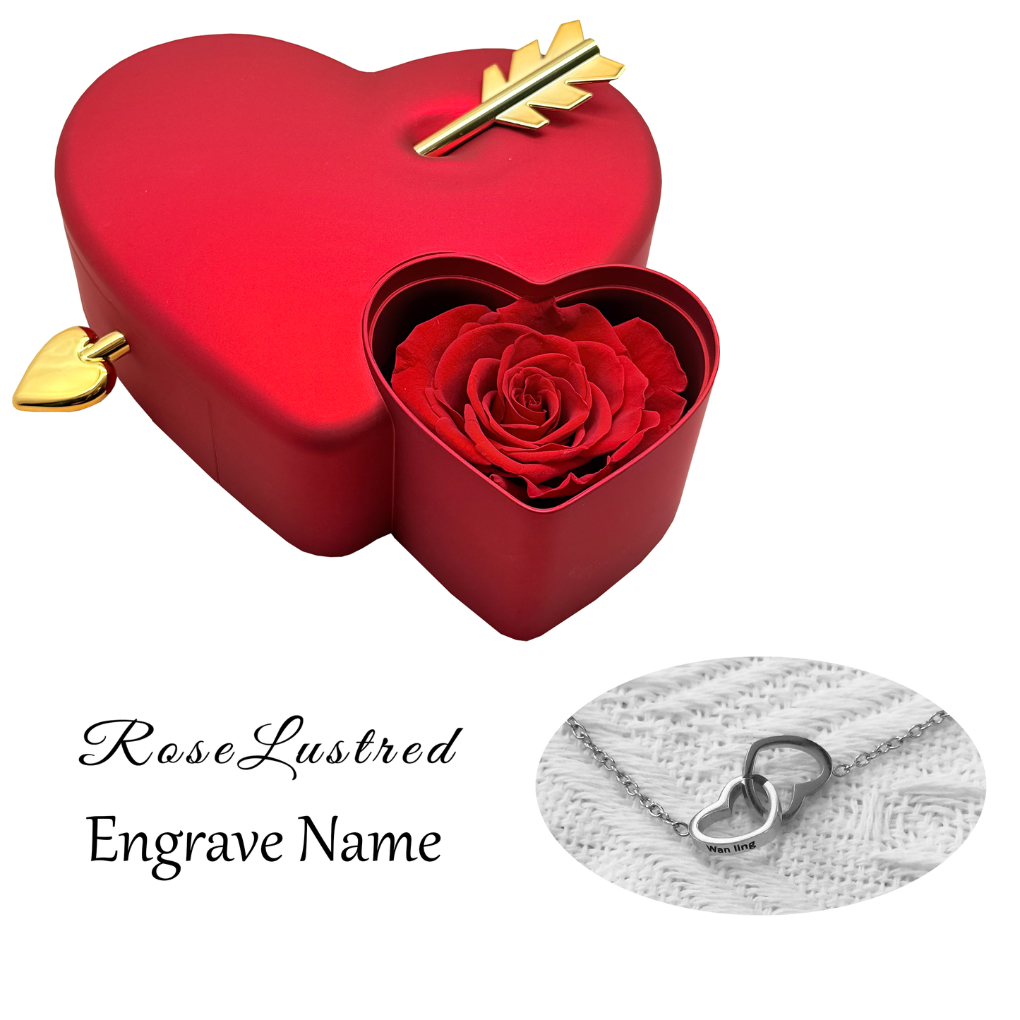 Eternal Heart Rose Jewelry Boxes – Romantic Surprise Gift Collection