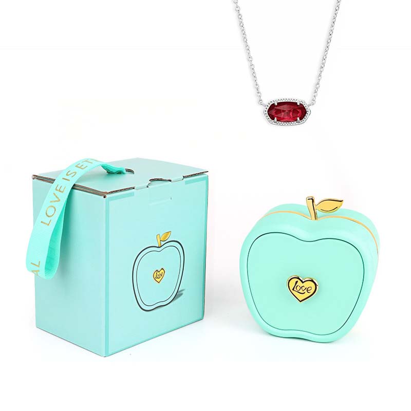 2025 New Apple Drawer jewelry box Pop necklace for the younger generation Christmas New Year gift