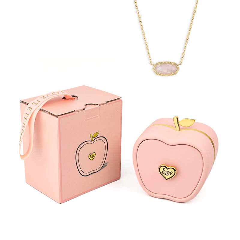 2025 New Apple Drawer jewelry box Pop necklace for the younger generation Christmas New Year gift