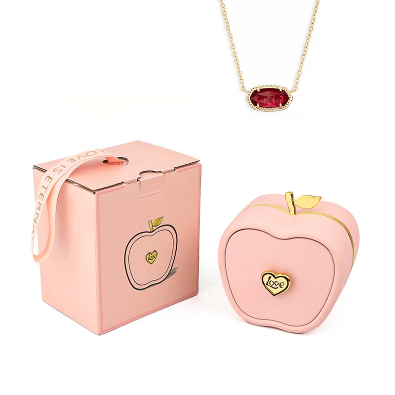 2025 New Apple Drawer jewelry box Pop necklace for the younger generation Christmas New Year gift