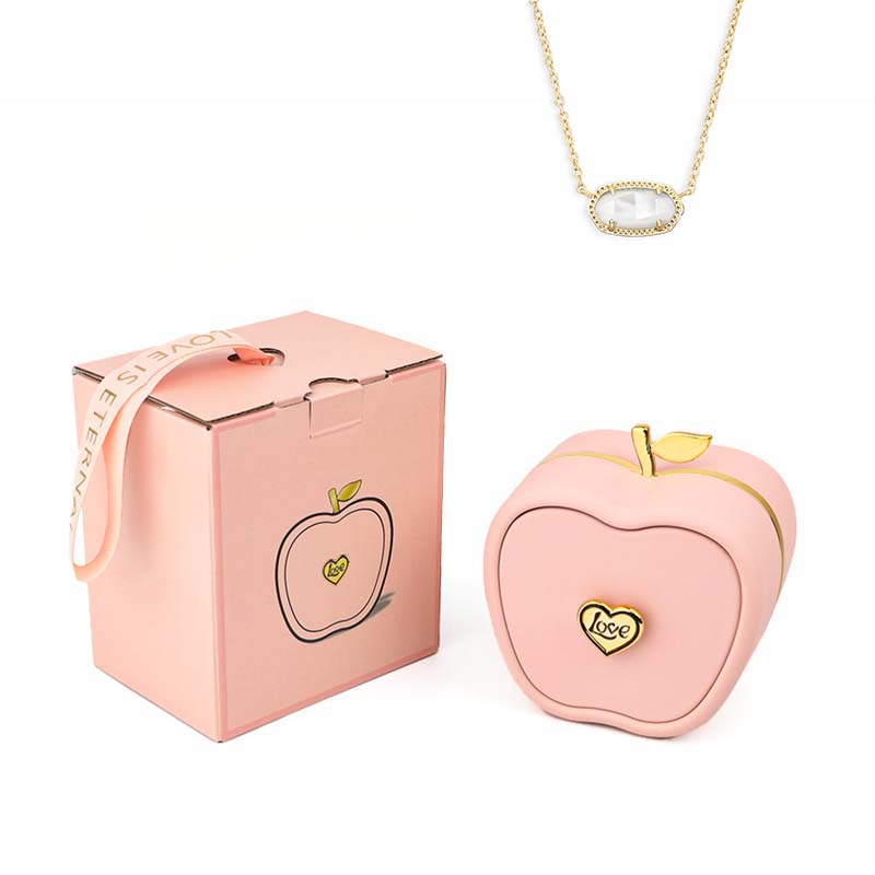 2025 New Apple Drawer jewelry box Pop necklace for the younger generation Christmas New Year gift