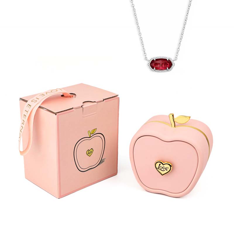 2025 New Apple Drawer jewelry box Pop necklace for the younger generation Christmas New Year gift